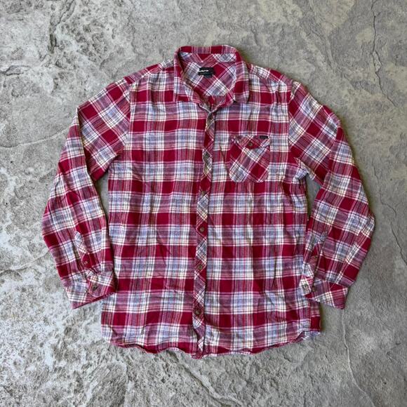 Y2K Red Olaid O’neill Plaid Longsleeve Button Down Shirt - Picture 3 of 8